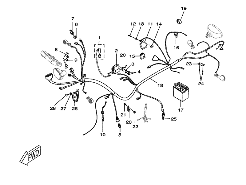 Yamaha Temperaturssensor (1D4H256000)