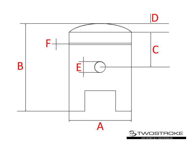 Vertex Kolvkit (Minarelli)