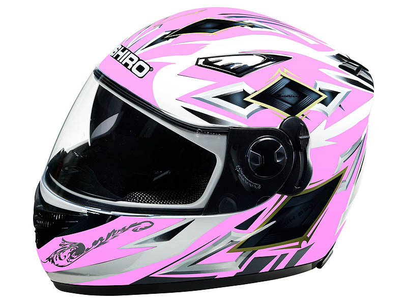 Shiro Integralhjälm (SH-830) Motorland Rosa