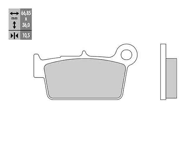 Galfer Bromsbelgg (Semi-metall)