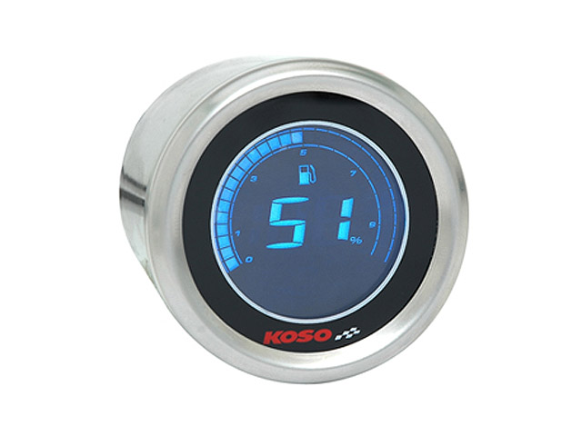 Koso Bränslemätare (Black LCD)