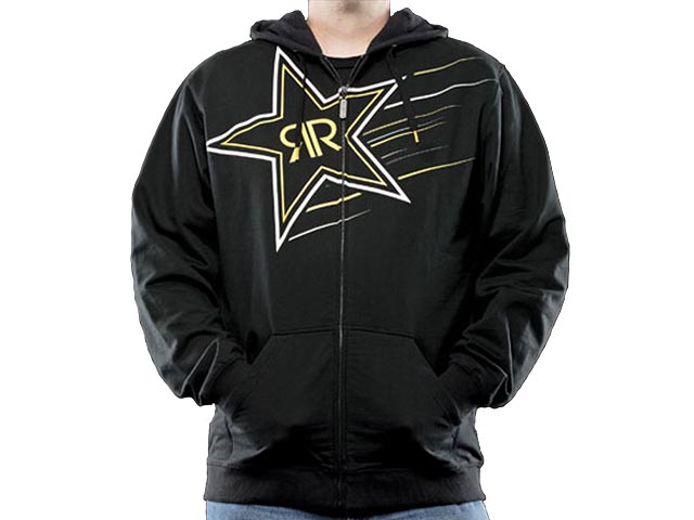 Rockstar Zip Hoodie (Supernova) Svart