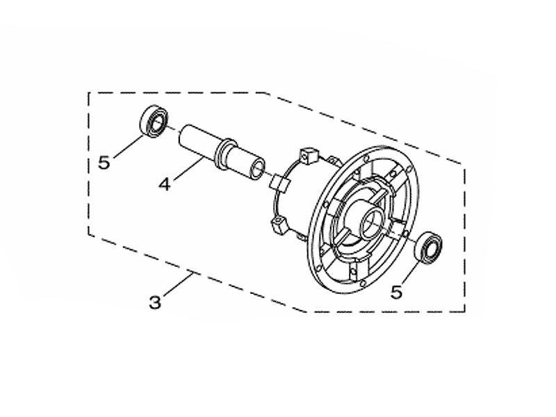 Yamaha Distansaxel (13DF538300)