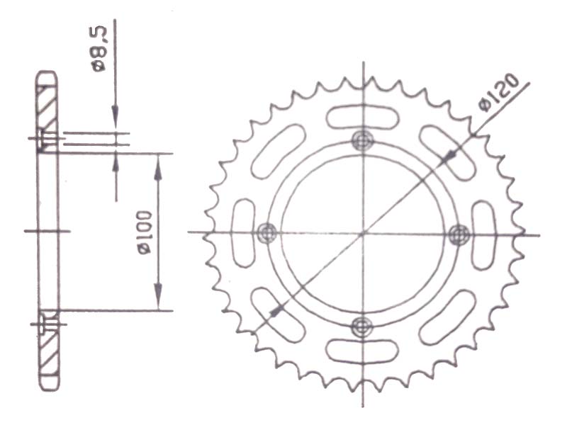 Doppler Drevkit (428) ALU - Rd