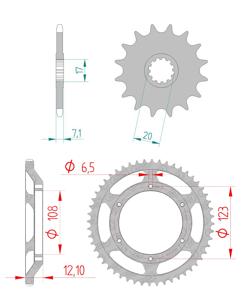 AFAM Drevkit (420)