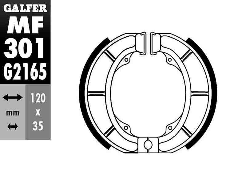 Galfer Bromsbackar (Standard)