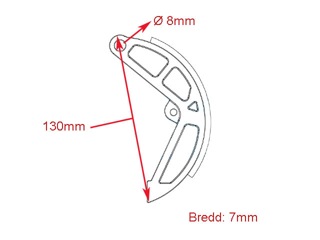 Polini Bromsback (Standard) Bak