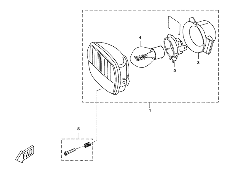 Yamaha Lamphllare (1D4H411200)