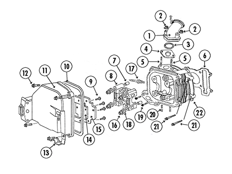 Baotian Sprngskiss - Topplock (SLS) 139QMA/QMB