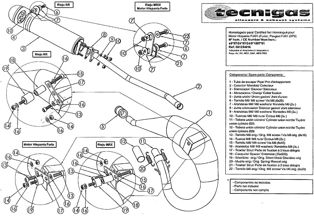 Tecnigas Avgassystem (E-NOX)