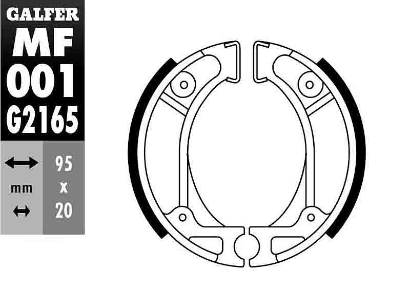 Galfer Bromsbackar (standard)