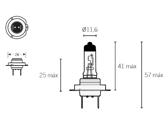 Osram Glödlampa H7 (PX26d) 55W
