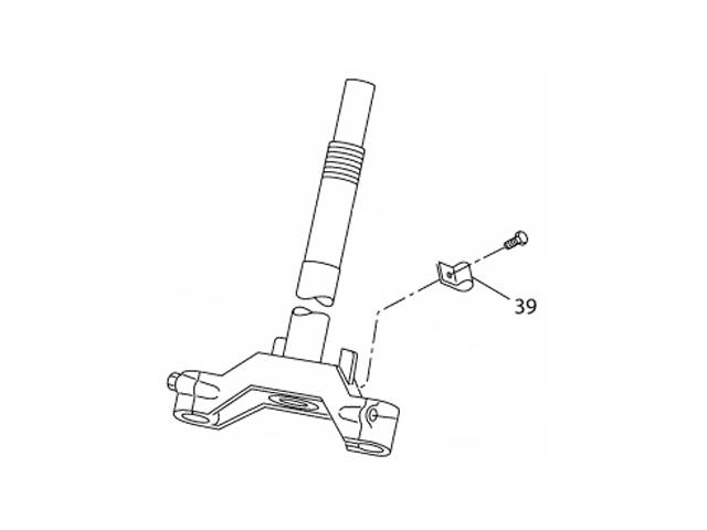 Yamaha Bromsslangsklmma (1S0F587500)