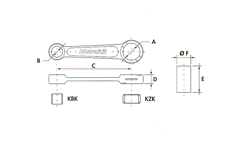 Metrakit Vevparti (ProRace3) 12 mm