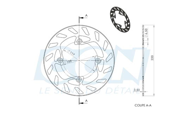 NG Brakes Bromsskiva (Bak)