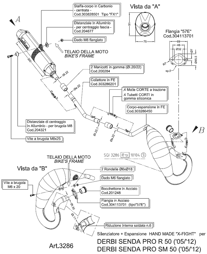 LeoVince Avgassystem (X-Fight) DRD PRO