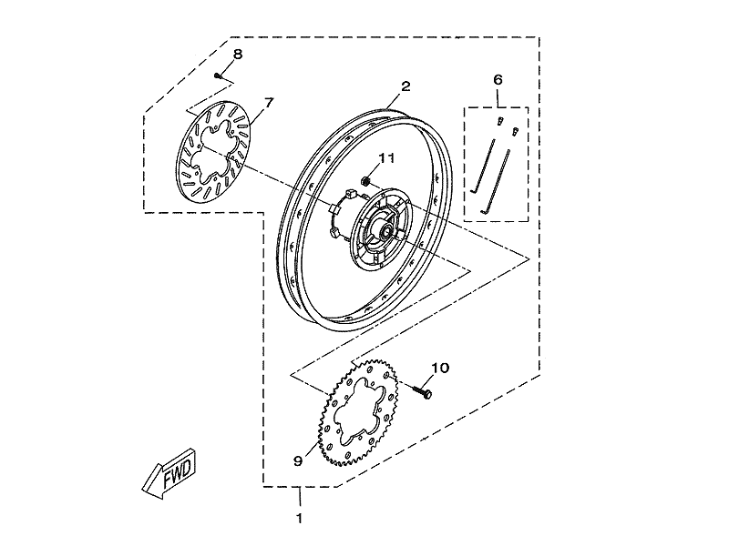 Yamaha Bakdrev 50T (1D4F544500)