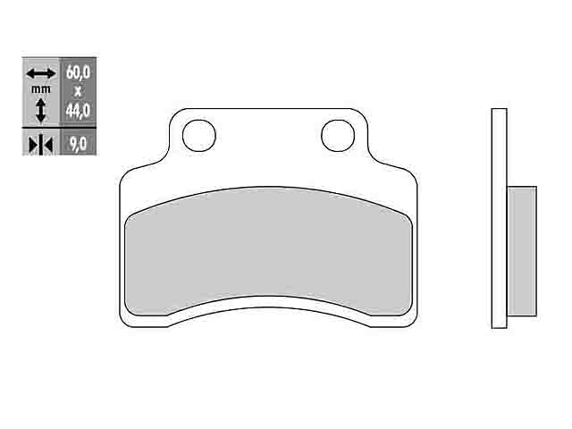 Galfer Bromsbelgg (Semi-metall)