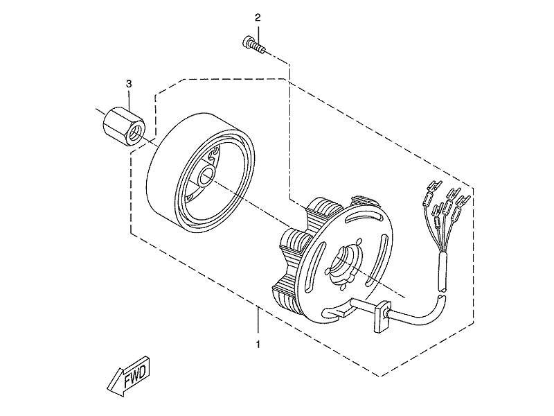 Yamaha Tändning (1D4H550000)
