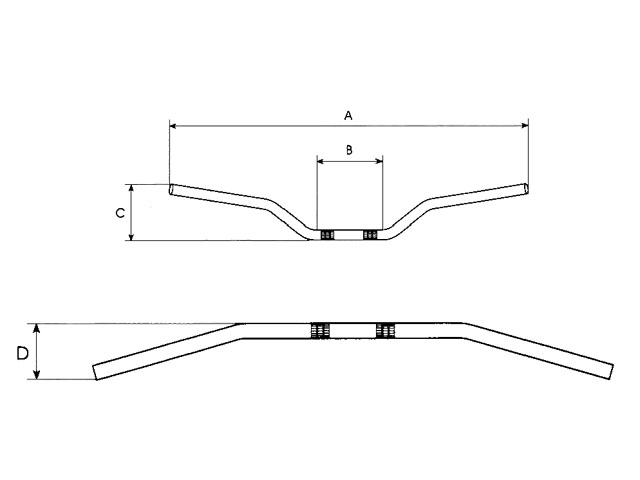 Tommaselli Trialstyre (22 mm) High Bend (Bltt)