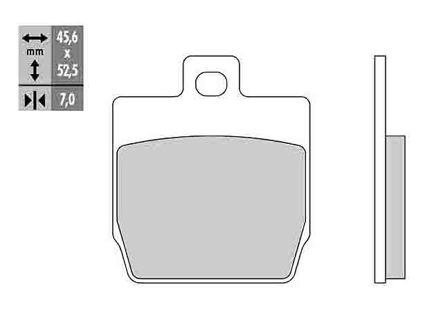 Division Bromsbelägg (Semi-metall) S32