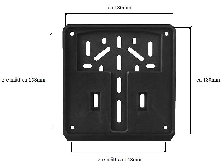 Lampa Nummerpltshllare (Universell)