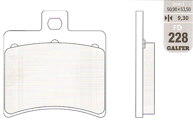 Galfer Bromsbelägg (Sinter-metall) S30