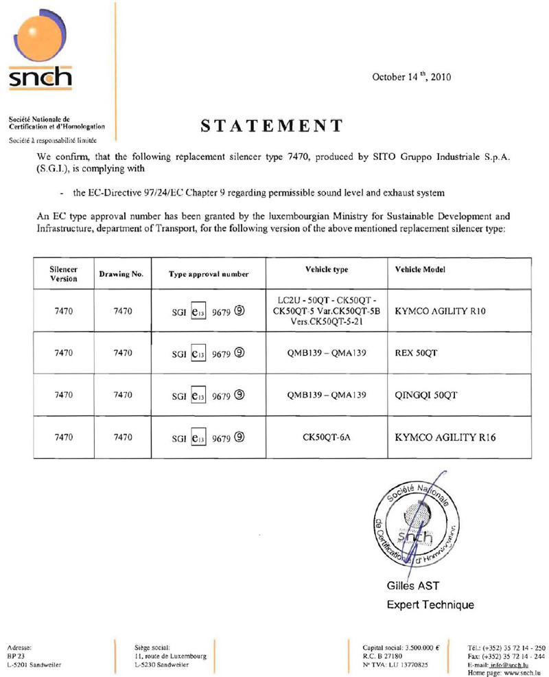 LeoVince Avgassystem (HM-TITAN) GY6 139QMB