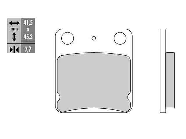 Galfer Bromsbelgg (Semi-metall)