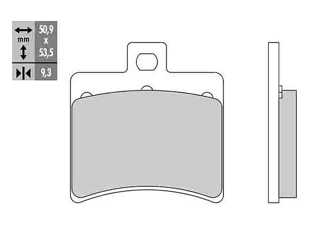 Galfer Bromsbelägg (Semi-metall) S30