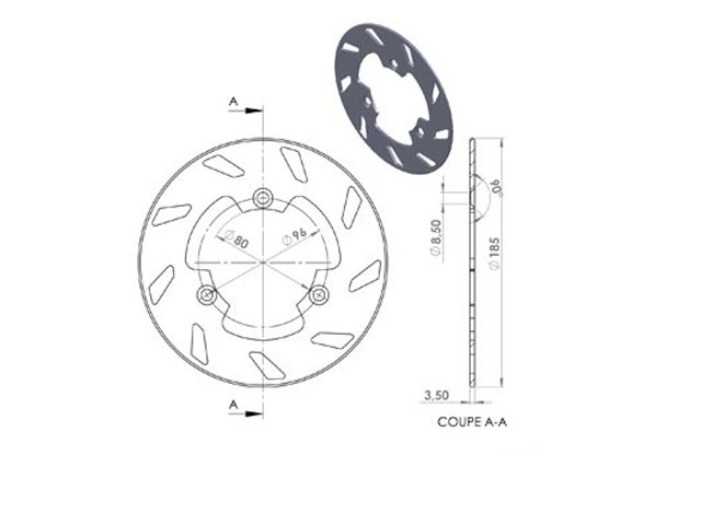 NG Brakes Bromsskiva (Bak)