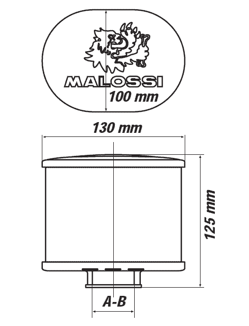 Malossi Luftfilter (E15)