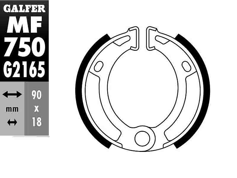 Galfer Bromsbackar (standard)