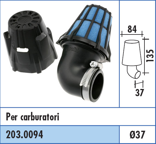 Polini Luftfilter (90°) Racing