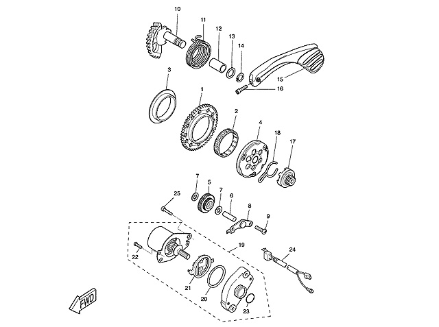 Yamaha Kabel (4CUH254100)