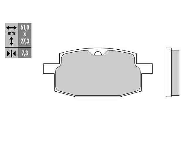 Galfer Bromsbelgg (Semi-metall)