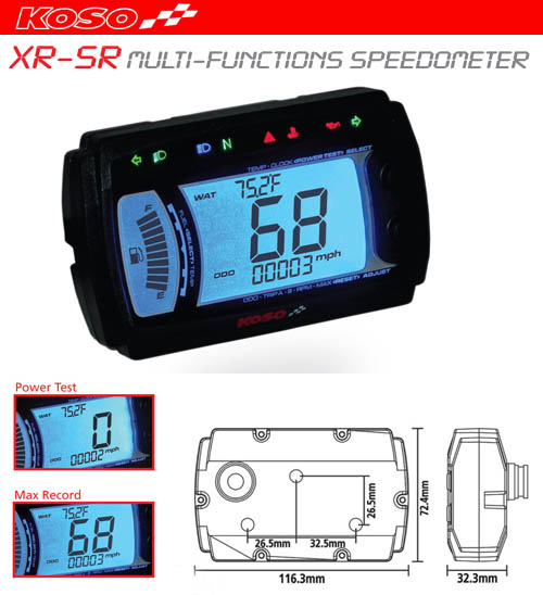 Koso Multimätare (XR-SR N+)