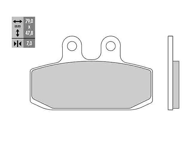 Galfer Bromsbelägg (Semi-metall)