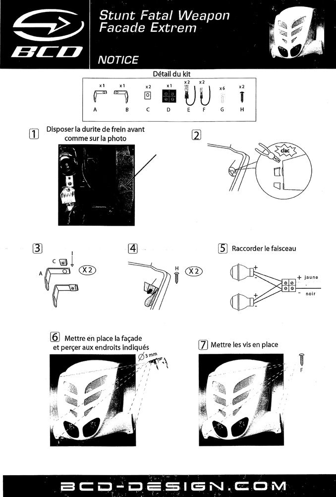 BCD Frontkåpa (Extreme) E-godkänd