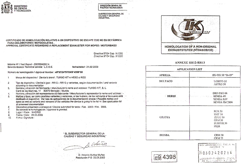 Turbo Kit Avgassystem (Lacada)