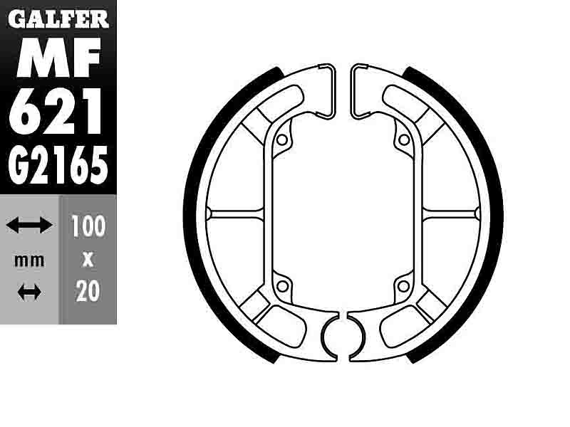 Galfer Bromsbackar (standard)