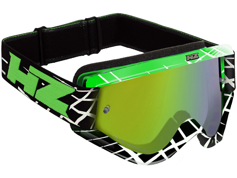 HZ Goggles (Overlap) Green moped glasgon