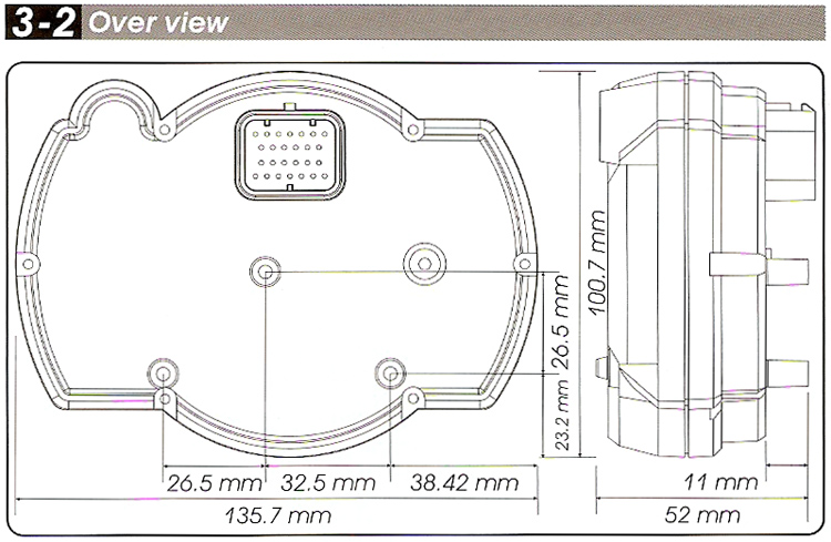 Koso Multimätare (RXN2) 10.000 rpm