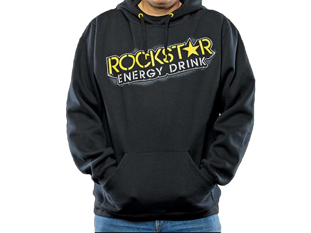 Rockstar Hoodie (Overspray) Svart