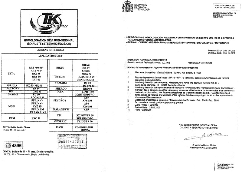 Turbo Kit Avgassystem (Lacada)