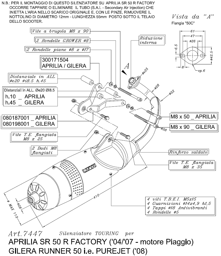 LeoVince Avgassystem (Touring)