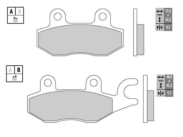 Galfer Bromsbelgg (Semi-metall)