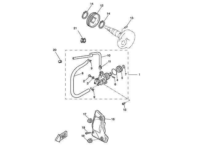 Yamaha Oljepump (5PEE310000)