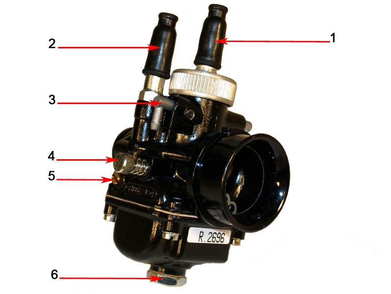 Dellorto Förgasare (PHBG 19 DS) - Black Racing