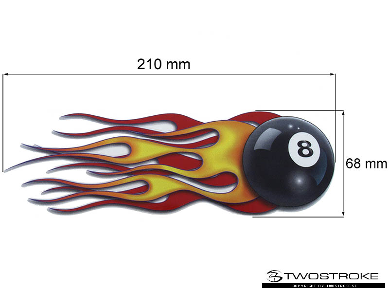 Lethal Threat Flaming 8-Ball